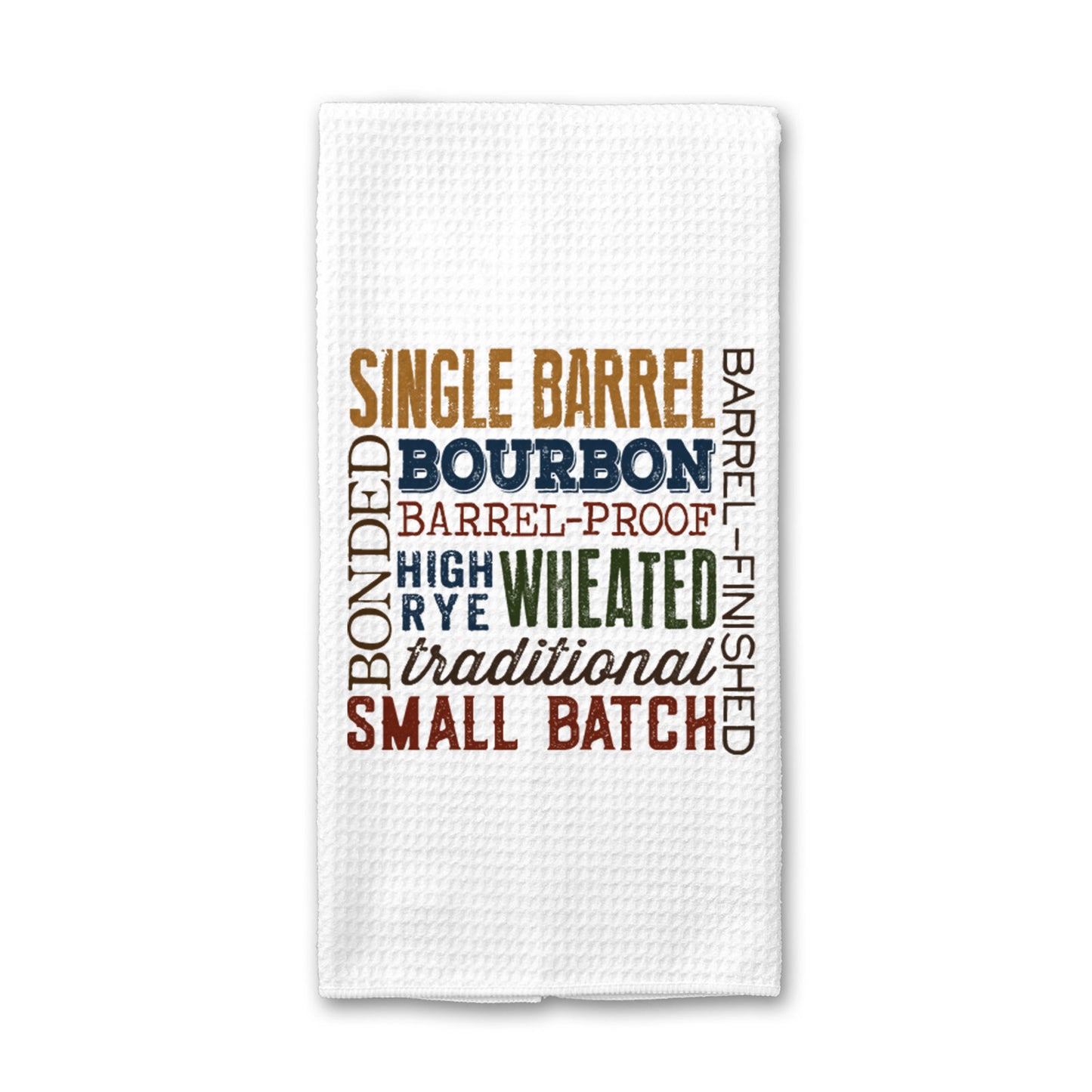 Bourbon Kitchen Towel, Dad Dish Towel, Tea Towel