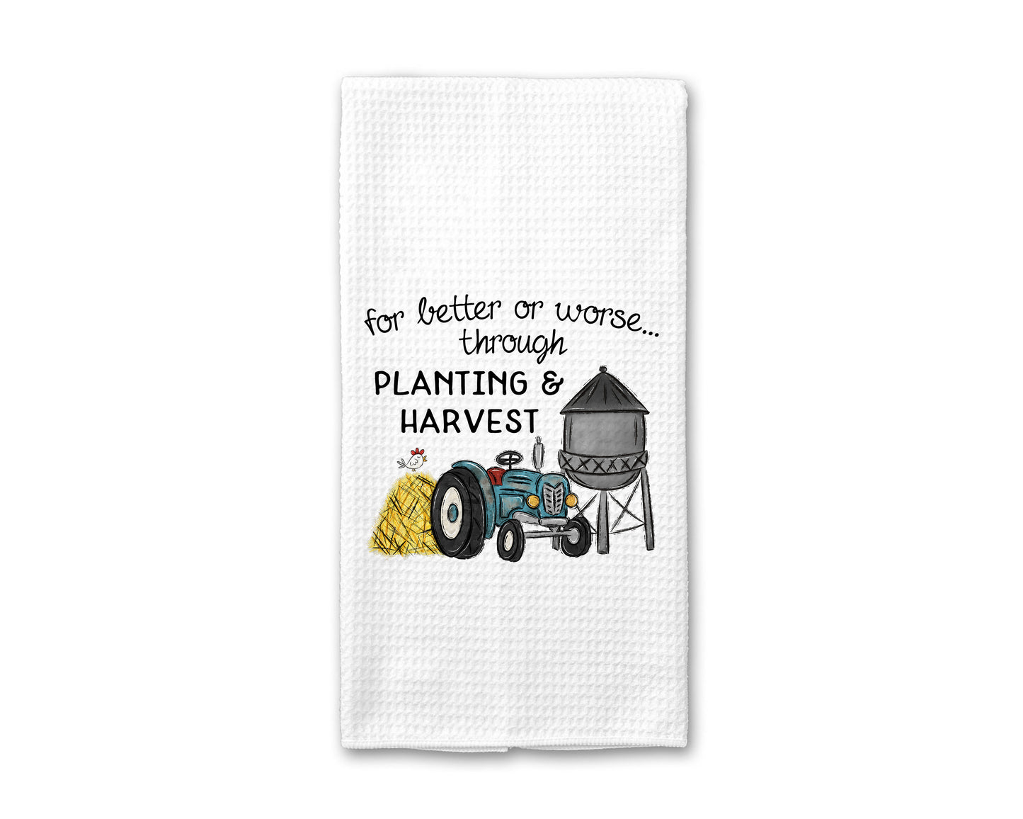 Harvest Season Kitchen Towel Funny Farm Décor