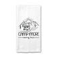 Camp More Worry Less Towel, Camping RV Decor, Tea Towel