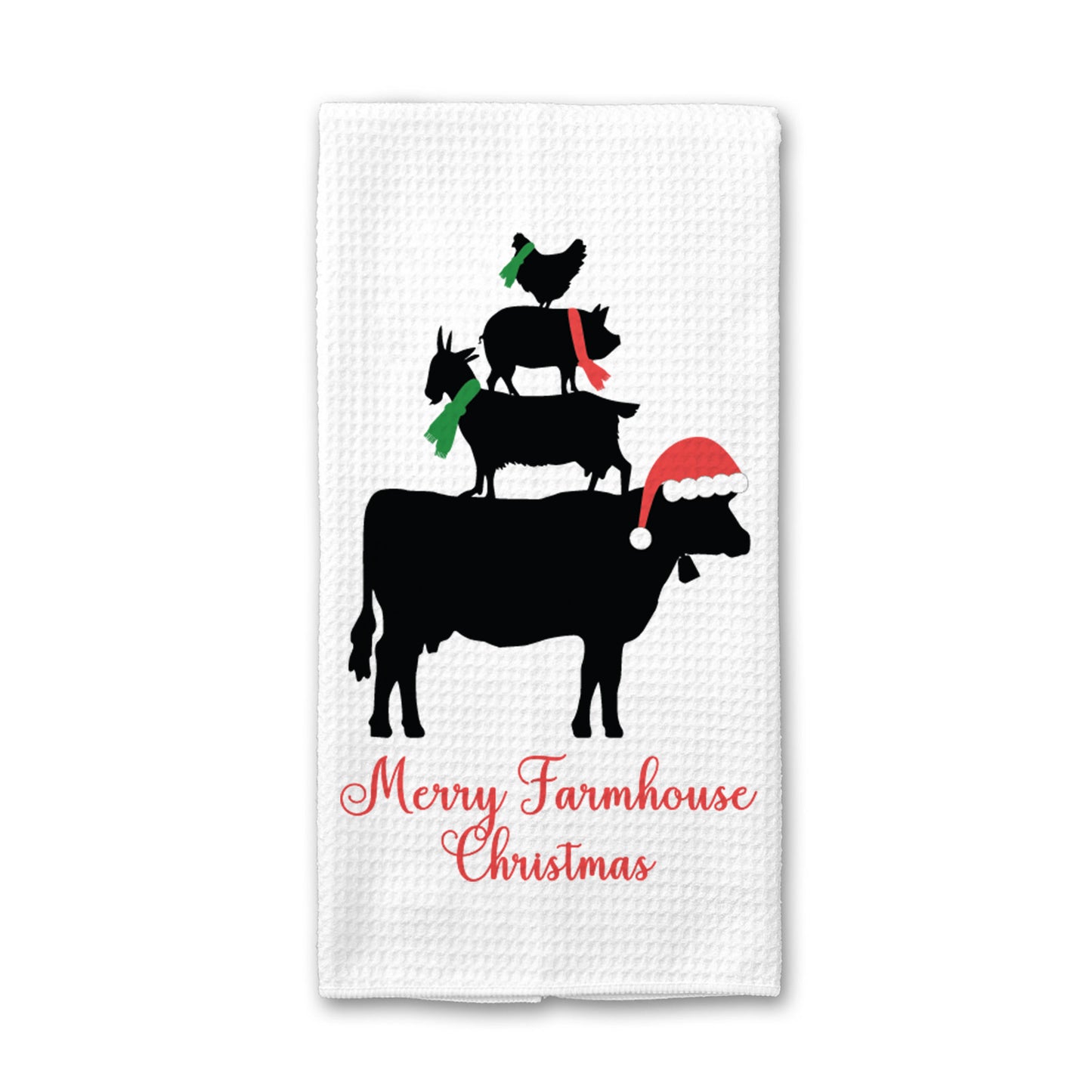 Christmas Kitchen Towels Farmhouse Christmas Christmas 