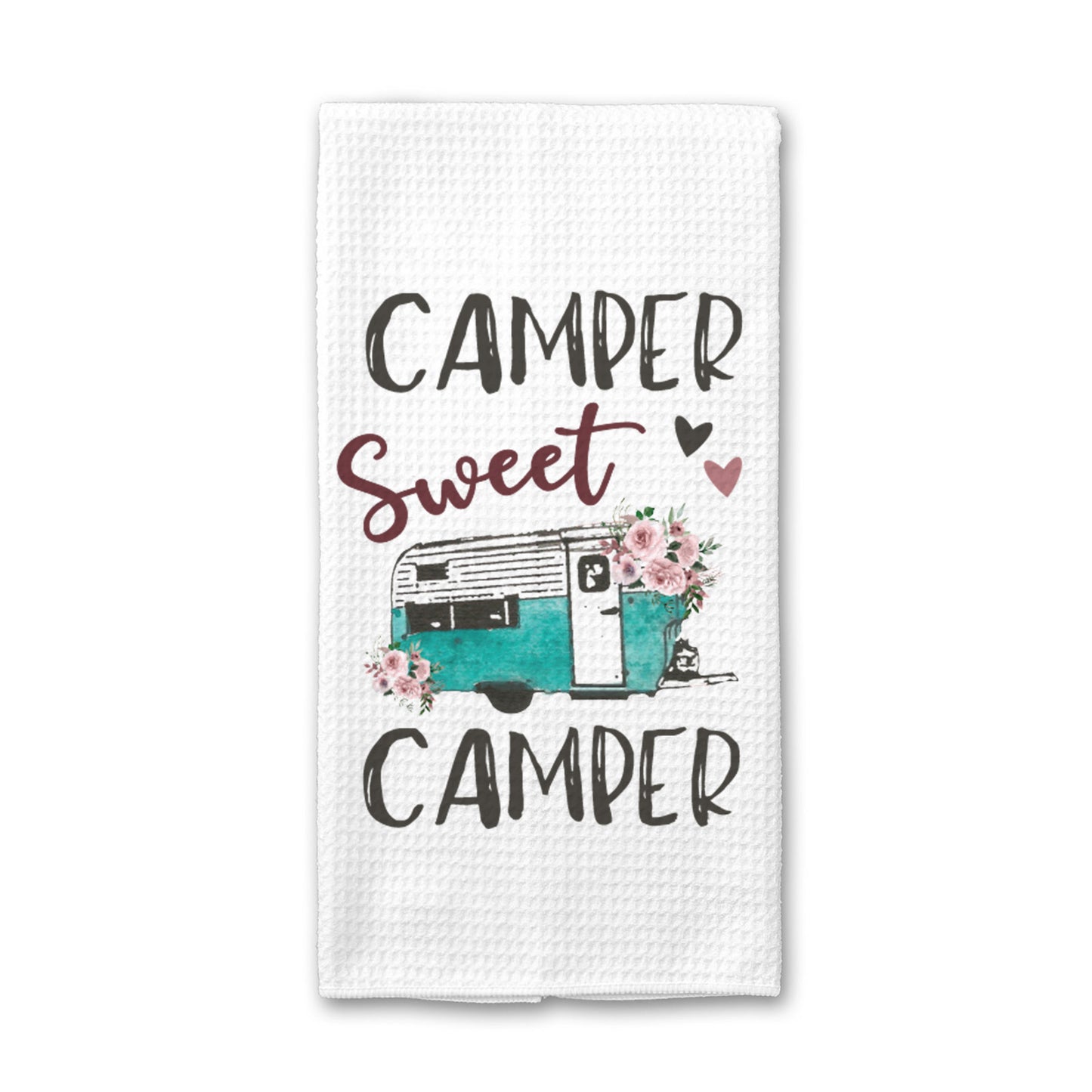 Camper Sweet Camper Kitchen Towel, Travel Dish Towel