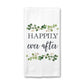 Happily Ever After Kitchen Towel Wedding Engagement Bride