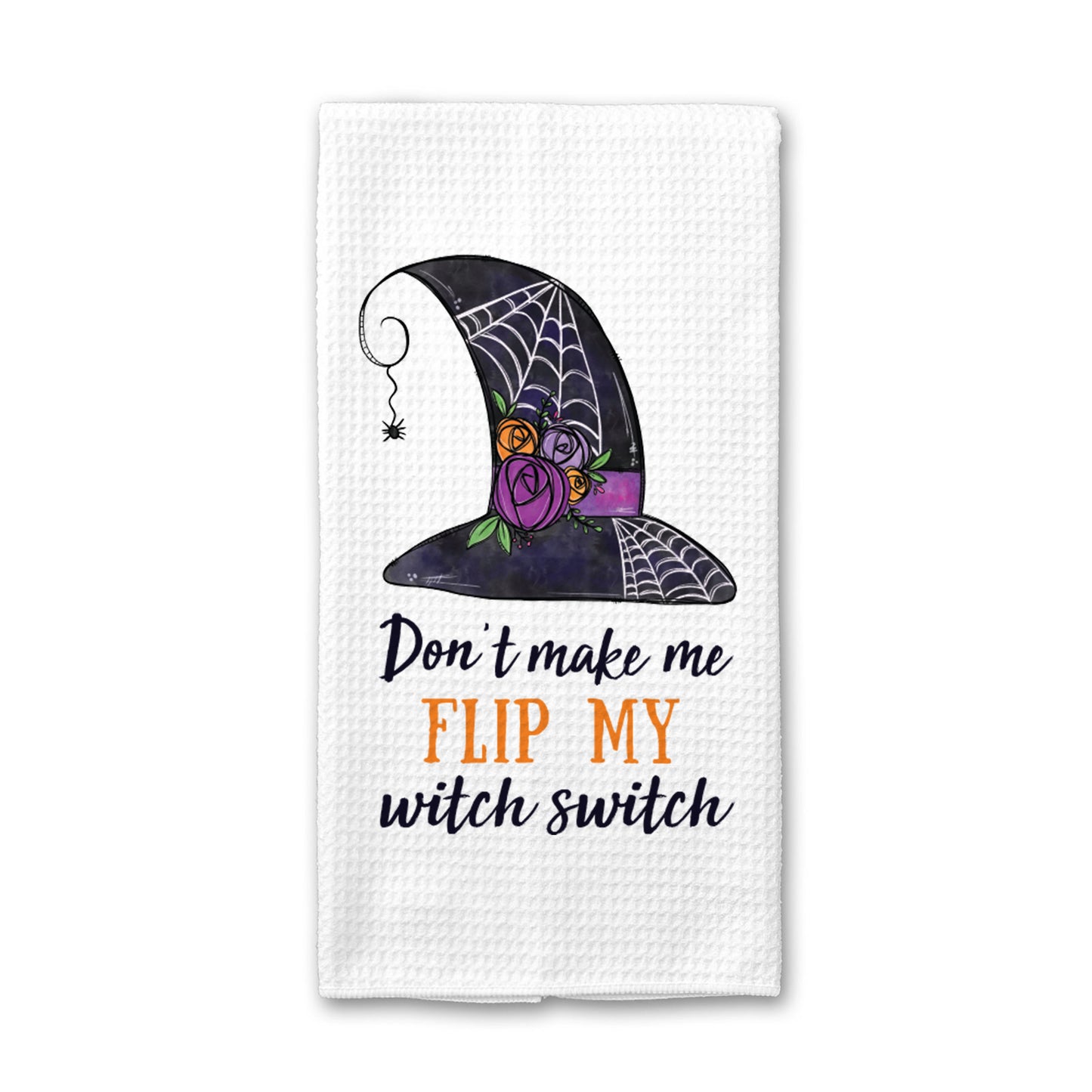 Witch Switch Towel, Halloween Kitchen Towel, Halloween Decor