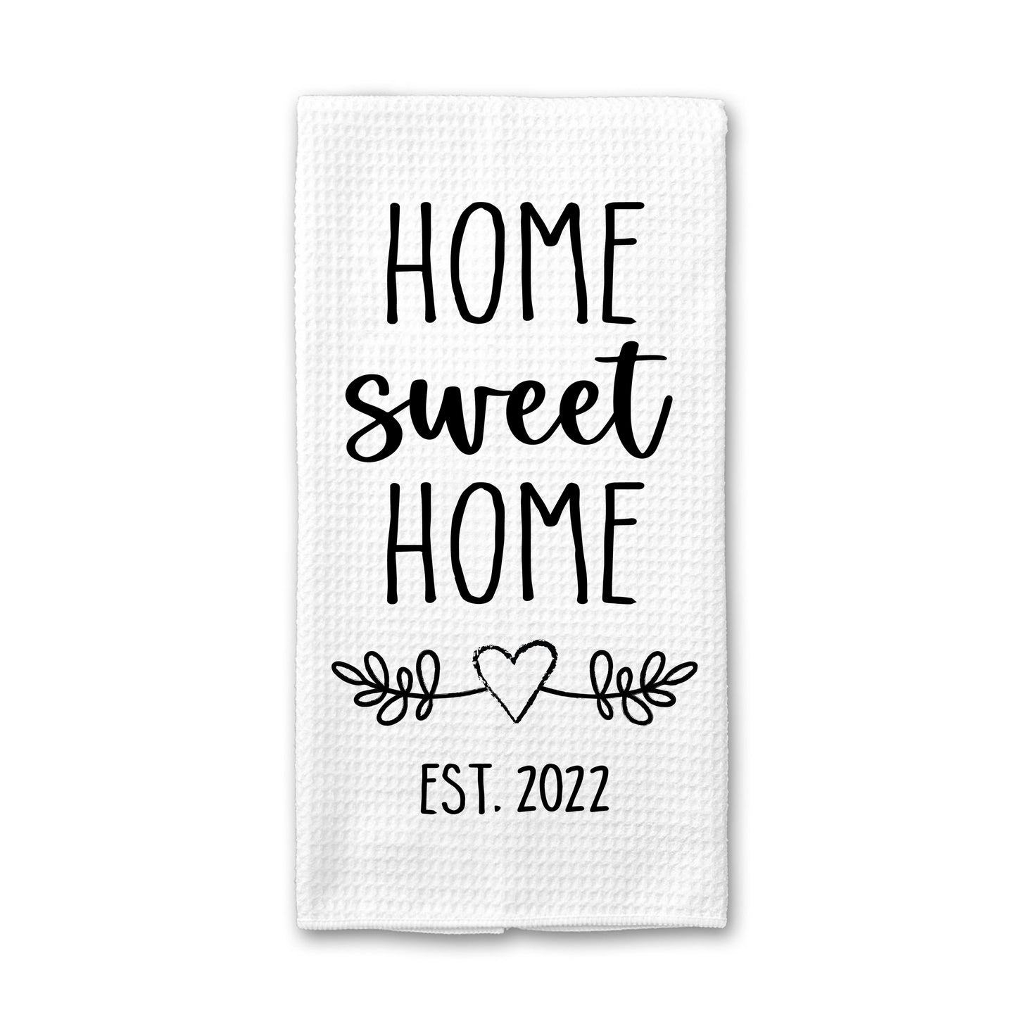 Home Sweet Home Towel, Tea Towel, Simple Kitchen Decor