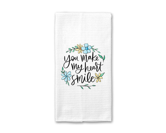 You Make My Heart Smile Friend Gift Floral Spring