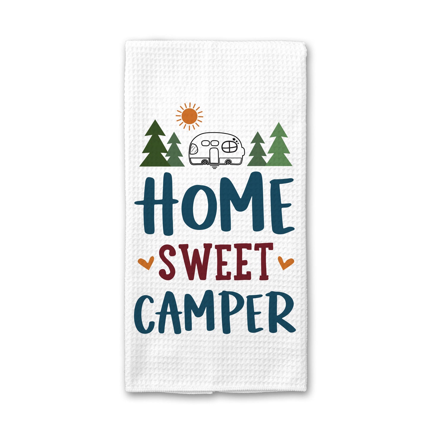 Camper Sweet Camper Dish Towel- Kitchen Towel for Camping