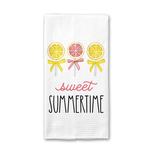 Lemon Sweet Summer Time, Kitchen Decor, Summer Towel