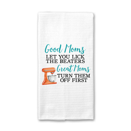 Great Moms Baking Towel, Funny Hand Towel, Gifts for Mom