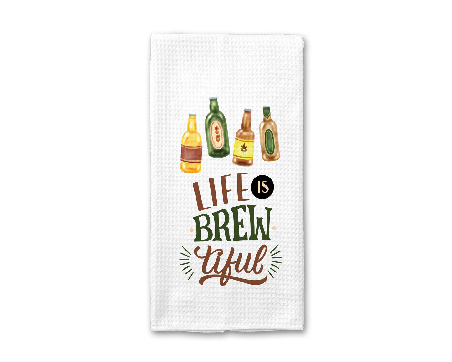 Life Is Brewtiful Kitchen Towel