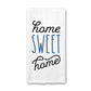 Home Sweet Home Kitchen Towel, Spring Minimalist Dish Towel