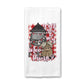Cow Valentine Towel, Valentines Day Kitchen Decor Heart Farm
