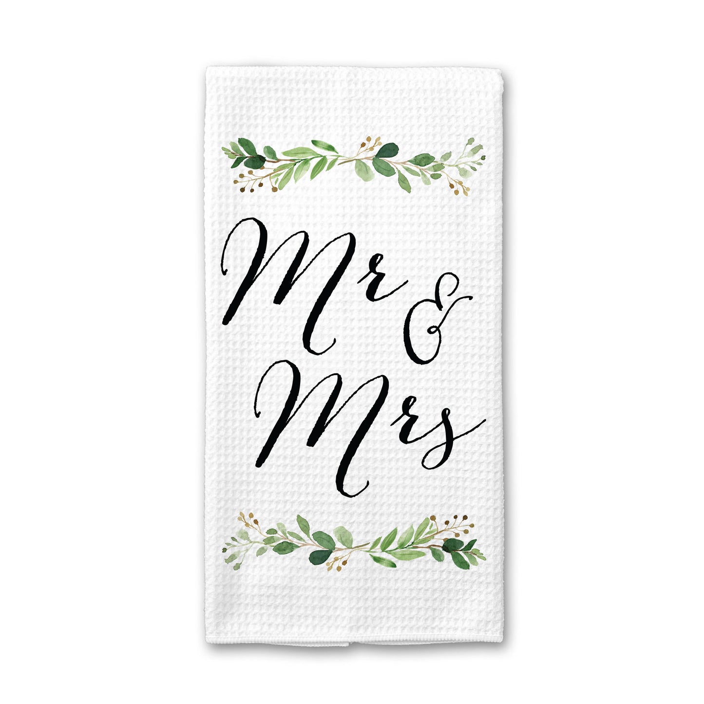 Mr & Mrs Kitchen Towel Wedding Engagement Gift Bride Bridal