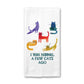 Normal a Few Cats Ago Kitchen Towel, Cat Mom Dish Towel
