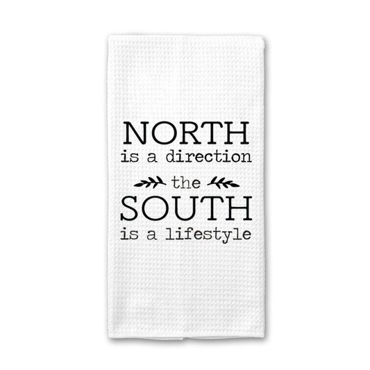 South is a Lifestyle Kitchen Towel, Country Dish Towel