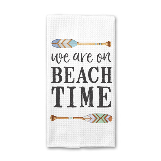 Beach Time Paddle Summer Kitchen Towel Décor