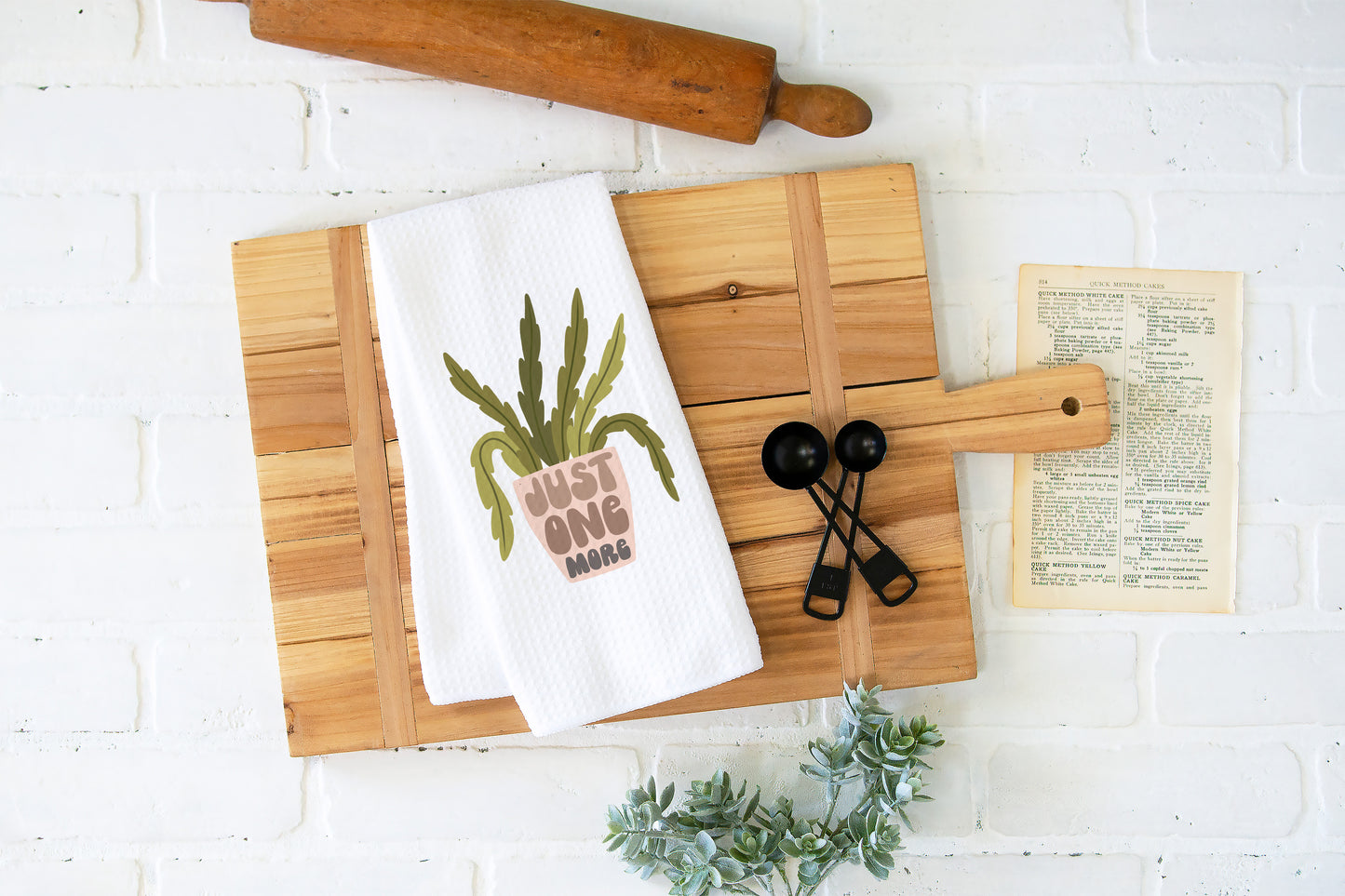 Just One More Plant Kitchen Towel