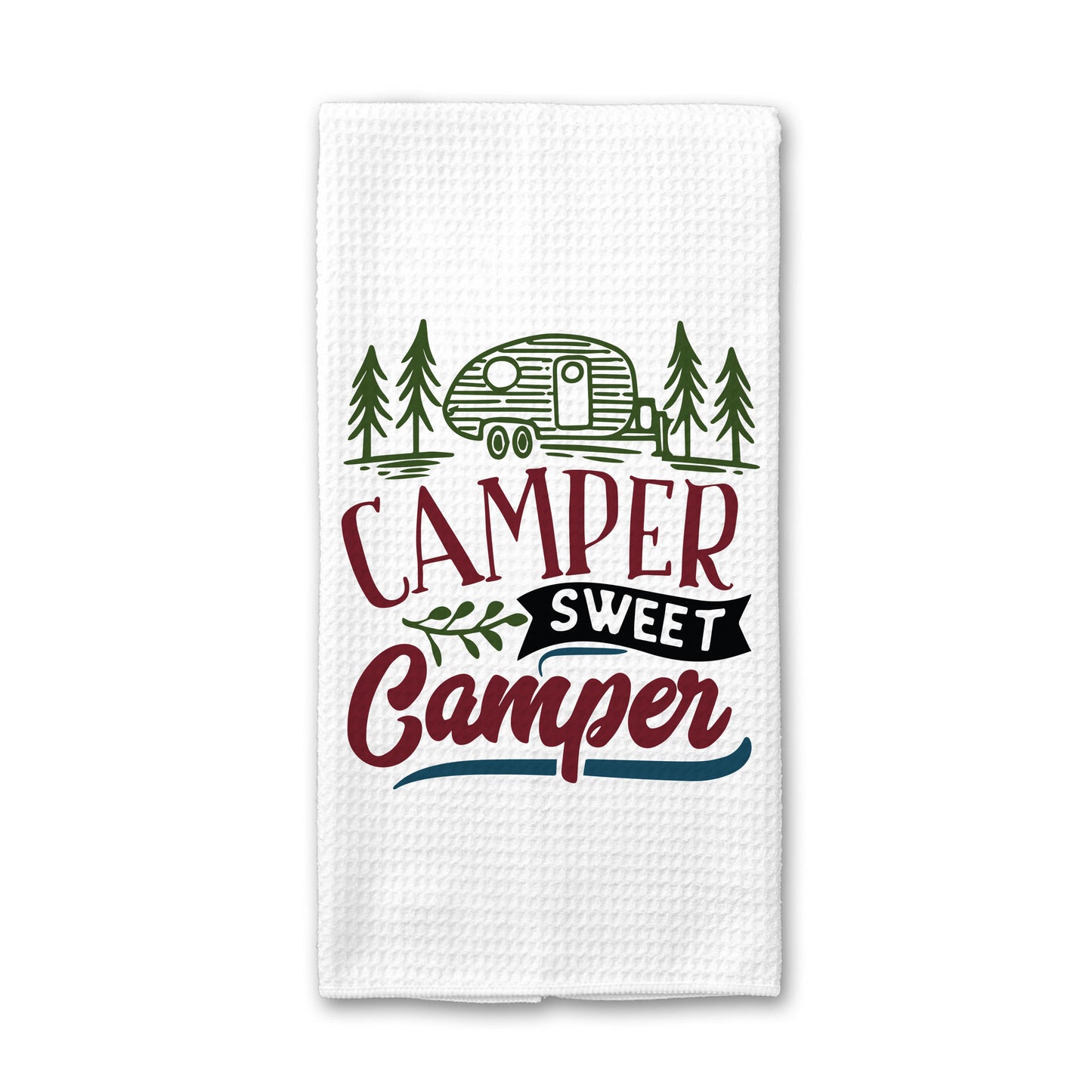 Camper Sweet Camper Towel, Camper Dish Towel, Kitchen towel