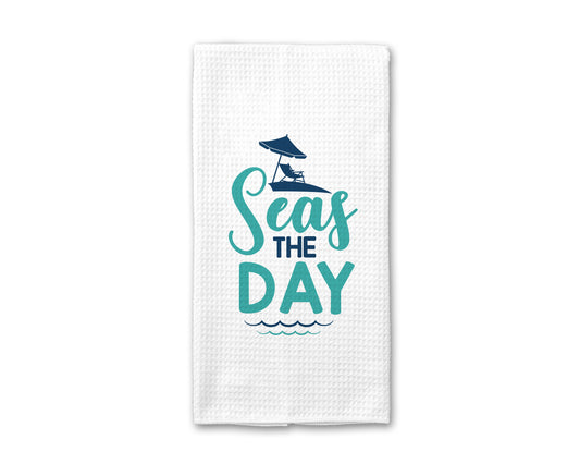 Seas The Day Coastal Kitchen Towel