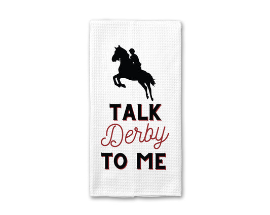 Talk Derby To Me Kitchen Towel