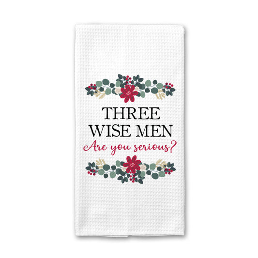 Three Wise Men Kitchen Towel, Christmas Dish Towel