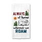 Camper Home Kitchen Towel, Camping Dish Towel, Tea Towel