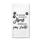 Paw Prints Kitchen Towel, Pet Dish Towel, Pet Decor