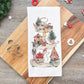 Gingerbread Town Christmas Towel, Snowman Nutcracker Holiday Decor