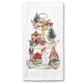 Gingerbread Town Christmas Towel, Snowman Nutcracker Holiday Decor